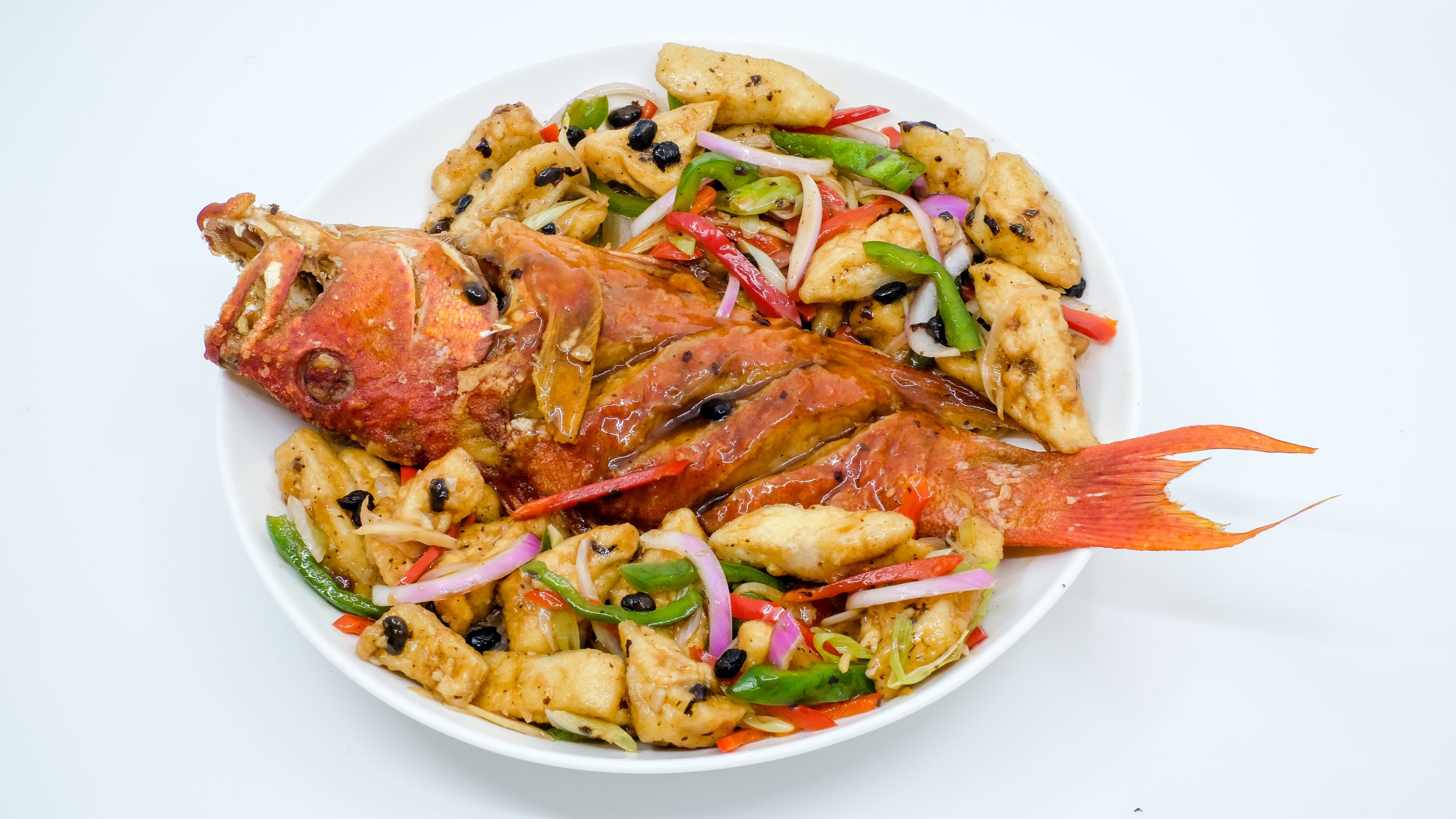 Lapu-Lapu in Tausi Sauce ( Fish in Black Bean Sauce )